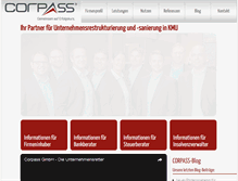 Tablet Screenshot of corpass.de